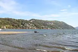 Pohled na oblast obce Collina d’Oro od Agna