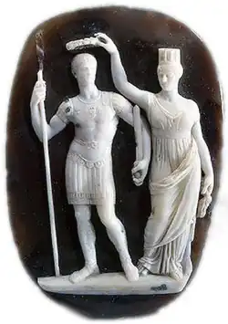 Vítězný Konstantin na kameji