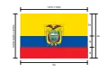Rozměry ekvádorské vlajky