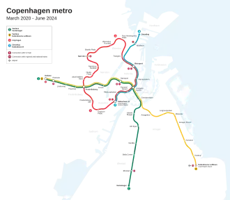 Síť metra v Kodani