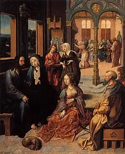 Kristova druhá návštěva v domě Marie a Marty (1515–1520)