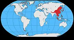 Mapka s rozšířením