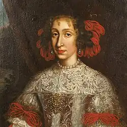 Hraběnka Johana Terezie z Lamberka (1639-1716), provdaná z Harrachu.