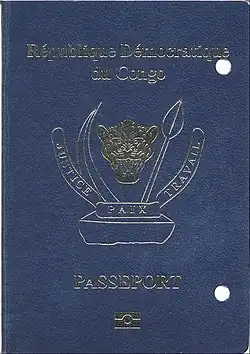 Konžský cestovní pas