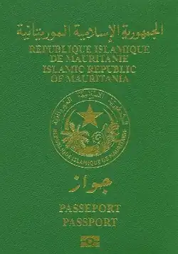 Mauritánský cestovní pas