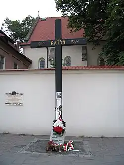 Katyňský kříž, Krakov