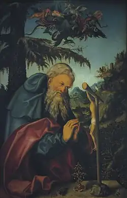 Lucas Cranach starší: Svatý Antonín poustevník