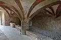 Prostor v průjezdu se žebrovou klenbou