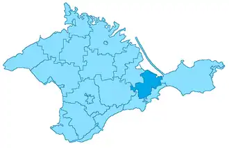 Poloha rajónu na Krymu