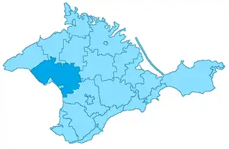 Poloha rajónu na Krymu