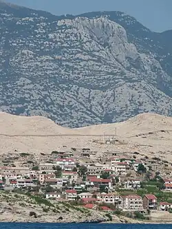 Pohled na Vrsi (vesnice Mulo)