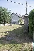 Crucifix in front of house 139 in Příšovice.jpg