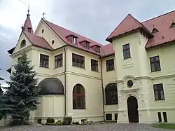 Pohled na kostel Božského Srdce Ježíšova