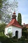Cultural monument chapel in Bezděčín, Obrataň, Pelhřimov District.jpg