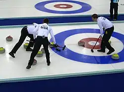 Americký curlingový tým na olympiádě v Turíně