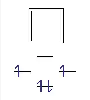 Cyklobutaden s MO diagramem