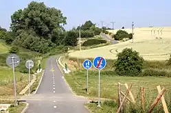 Cyklostezka mezi Červeným mlýnem a Petrovicemi