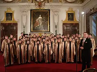 Český chlapecký sbor s uměleckým vedoucím Jakubem Martincem (2010)