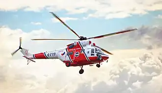 Český armádní vrtulník W-3A Sokoł, verze pro službu SAR