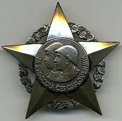 Zlatá hvězda Československého vojenského řádu Za svobodu
