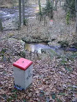 Červený potok u soutoku s Divokou Orlicí