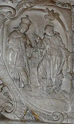 Vyobrazení z Česlavovy hrobky ve Vratislavi