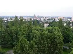 Pohled na městskou čtvrť