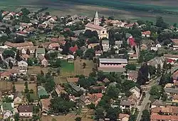 Letecký pohled na Döbrököz