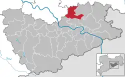 Dürrröhrsdorf-Dittersbach na mapě