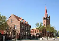 Pohled na kostel sv. Petra a Pavla