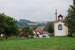 Pohled na část vesnice