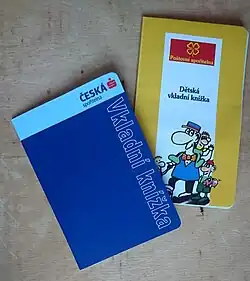 Dětské vkladní knížky na jméno