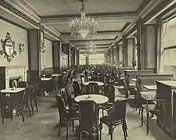 Palác pojišťovny Praha (Dětský dům), kavárna, 1929