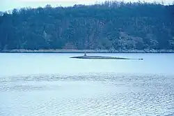 Dřínová hora castle near Kramolín, Třebíč District.jpg