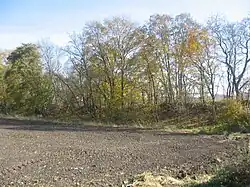 Valy u vstupu na hradiště, tzv. Železné brány