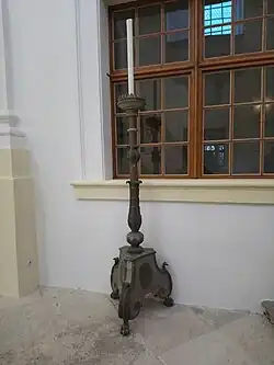 Dřevěný velikonoční svícen – současný stav