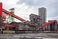 Prostor na povrchu Dolu Lazy po ukončení těžby (2021)