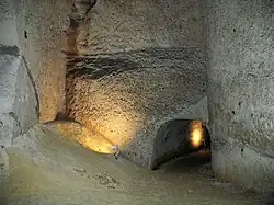 Rozlehlé podzemní prostory dolu