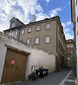 Pohled na nároží z Jánské ulice