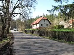 Hájovna v bývalé vesnici