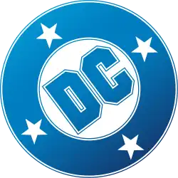 Logo společnosti DC Comics.