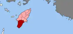 Jižní Rhodos na mapě
