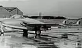 De Havilland Vampire dodaný v roce 1953