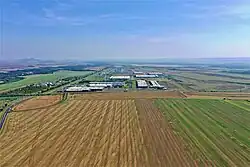 Letecký pohled do průmyslové zóny Triangle