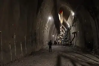 Kalota budoucí stanice linky D