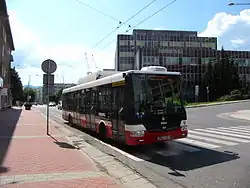 Trolejbus Škoda 30Tr Dopravního podniku mesta Banská Bystrica
