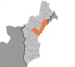 Čchongdžin na mapě