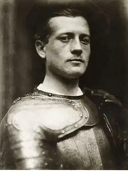 Portrét neznámého muže v brnění