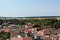 Dačice II. z věže u kostela svatého Vavřince