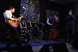 Hoochie Coochie Band na festivalu Daňkovický bigbít v Daňkovicích 12. prosince 2009